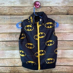 Batman Puffer Vest Baby Size 12-24 months (approx)